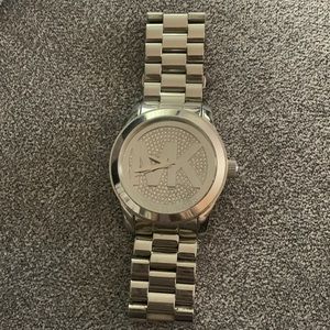 Silver MK watch